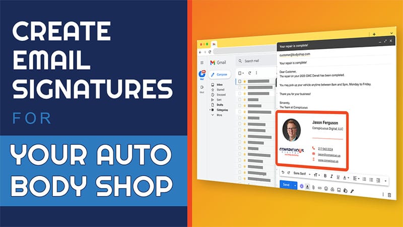 Create Email Signatures for Your Auto Body Shop